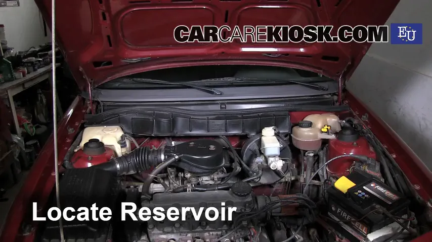 1993 Opel Astra F 1.4L 4 Cyl. Liquide essuie-glace Ajouter du liquide